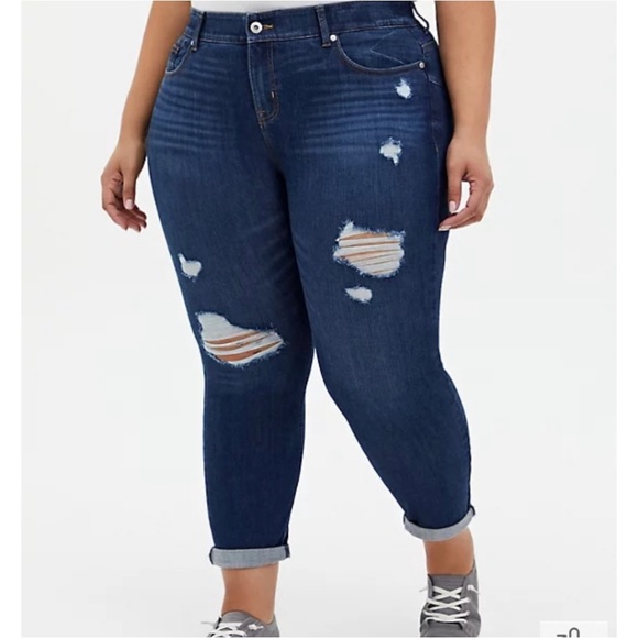 Torrid Destructed Bombshell Straight 16 X-Short - Picture 16 of 16